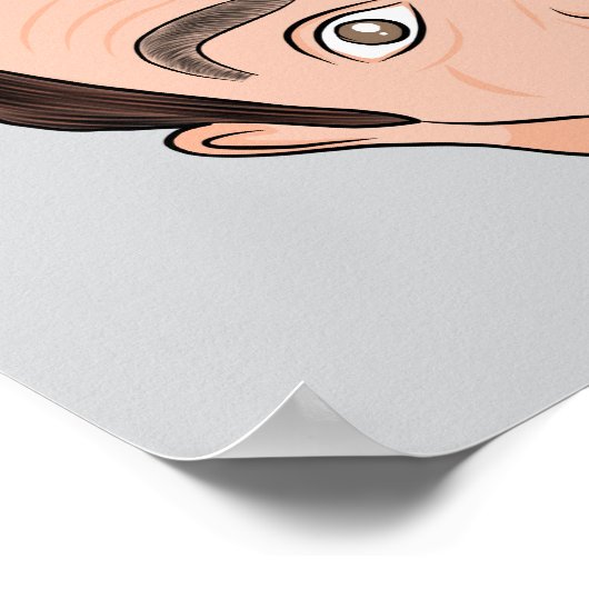 Mr. Bean (Rowan Atkinson) Fan Art Poster (Hoek)