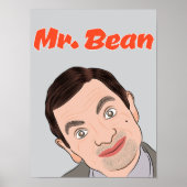 Mr. Bean (Rowan Atkinson) Fan Art Poster (Voorkant)