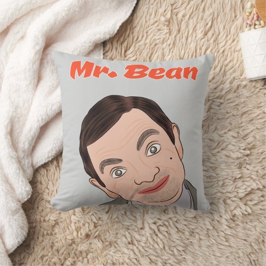 Mr. Bean (Rowan Atkinson) Fan Kunst Kussen (Deken)