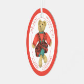 MR. BEAR Aluminium Ovaal Ornament + Tekst (Voorkant links)