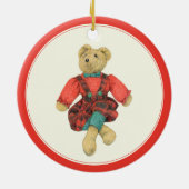 MR. BEAR Keramische Cirkel Ornament  (Achterkant)