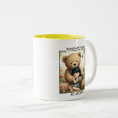 Mr. Bearhug Tweekleurige Koffiemok (Voorkant rechts)
