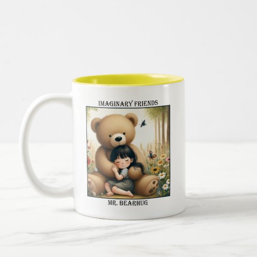 Mr. Bearhug Tweekleurige Koffiemok (Links)
