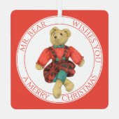 MR BEER Aluminium Vierkant Ornament + Tekst (Achterkant)