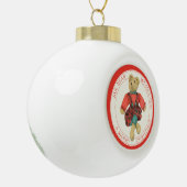 MR BEER keramische sneeuwvlok Ornament + tekst (Links)
