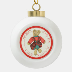 MR BEER keramische sneeuwvlok Ornament + tekst