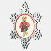 MR BEER Pewter Snowflake Ornament (Rechts)