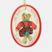 MR BEREN keramisch ovaal Ornament + tekst (Achterkant)