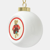MR BEREN keramische sneeuwvlok Ornament (Rechts)