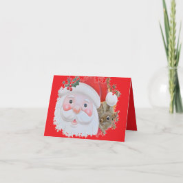 Mr. Bickles De Eekhoorn Vouw Kerstkaart Feestdagen Kaart