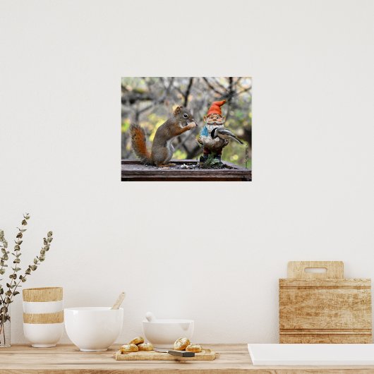 Mr Bickles het Eekhoorn poster (Keuken)