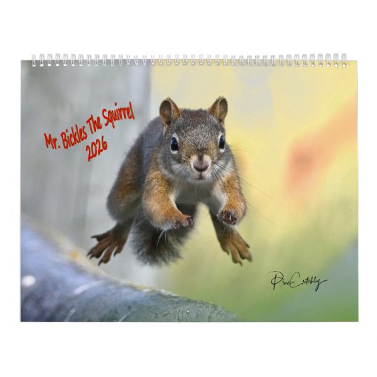 Mr. Bickles The Squirrel 2026 calendar large Kalender (Hoes)