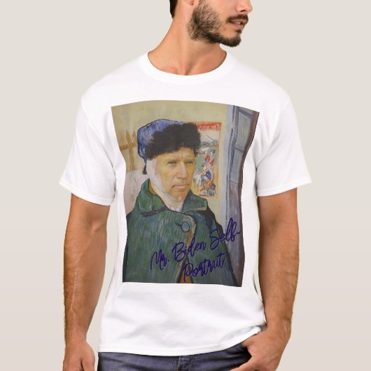 "Mr. Biden Self-Portrait" T-shirt (Voorkant)