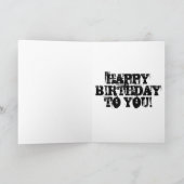 MR BIG STUFF-KAART KAART (Binnen)