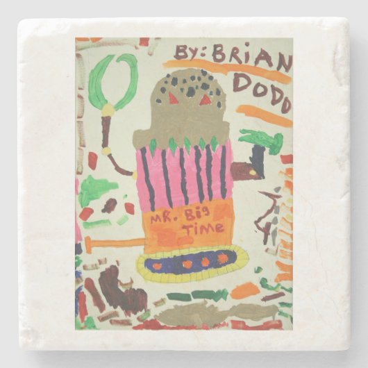 Mr Big Time Stenen Onderzetter (Voorkant)
