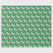 Mr Bingle Kerst inpakpapier (Vlak)