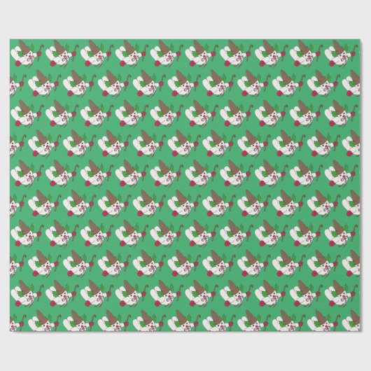 Mr Bingle Kerst inpakpapier (Vlak)