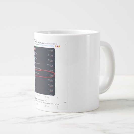 Mr.Blockchain22 Breaks XDC-aanbieding op Uphold Grote Koffiekop (Voorkant rechts)