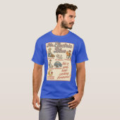 Mr Blue Electric Funny American Boone Heart Vrouwe T-shirt (Voorkant volledig)