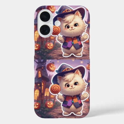 Mr. Bluffy – De zachte bluffmaster van Halloween Case-Mate iPhone Case (Achterkant)