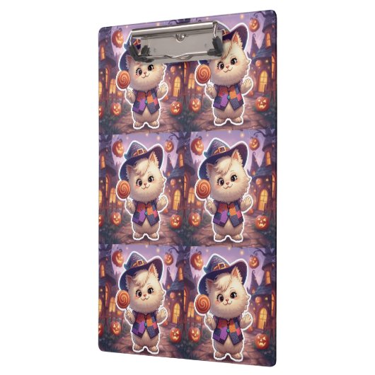 Mr. Bluffy – De zachte bluffmaster van Halloween Klembord (Links)