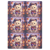 Mr. Bluffy – De zachte bluffmaster van Halloween Klembord (Achterkant)