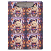 Mr. Bluffy – De zachte bluffmaster van Halloween Klembord (Voorkant)