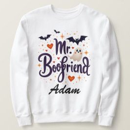 Mr Boofriend Custom Naam Halloween Sweatshirt