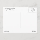 "Mr.Bootee" Briefkaart (Achterkant)