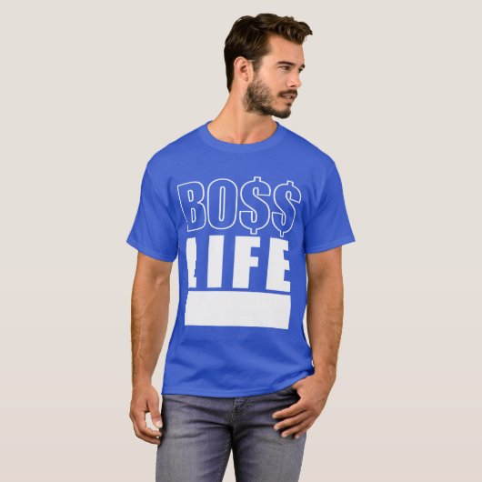Mr Boss Life T-shirt (Voorkant volledig)