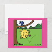 Mr. Bounce in het park Briefkaart (Voorkant / Achterkant)