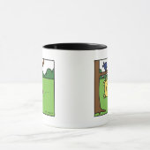 Mr. Bounce in het park Mok (Midden)