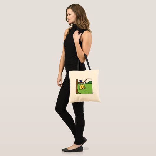 Mr. Bounce in het park Tote Bag (Voorkant (model))