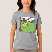 Mr. Bounce in het park Tri-Blend Shirt (Voorkant)