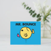 Mr Bounce | Ongelukkig stuiteren Briefkaart (Staand voorkant)