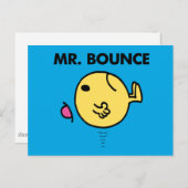 Mr Bounce | Ongelukkig stuiteren Briefkaart (Voorkant / Achterkant)