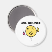 Mr Bounce | Ongelukkig stuiteren Magneet (Voorkant / Achterkant)