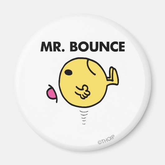 Mr Bounce | Ongelukkig stuiteren Magneet (Voorkant)