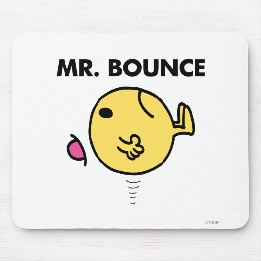 Mr Bounce | Ongelukkig stuiteren Muismat (Voorkant)