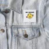 Mr Bounce | Ongelukkig stuiteren Vierkante Button 5,1 Cm (In situ)