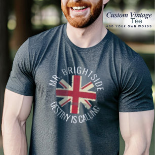 Mr Brightside Custom Britse vlag T-shirt