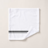 Mr. bruidegom huwelijkscadeau Zonnebloem Zwart en Bad Handdoek (Wasdoekje)