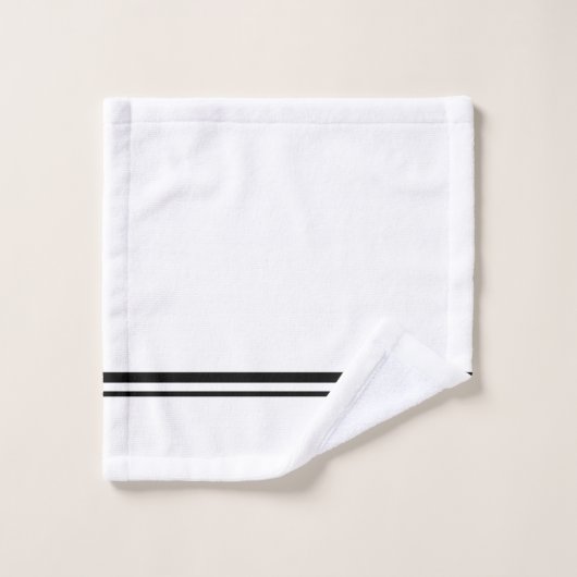 Mr. bruidegom huwelijkscadeau Zonnebloem Zwart en Bad Handdoek (Wasdoekje)