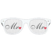 Mr. bruidegom Passen getrouwd koppels bruiloft par Retro Zonnebril (Voorkant)