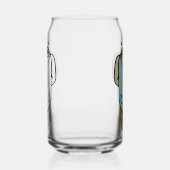 Mr. Bug lijntekening Blikvorm Glas (Links)