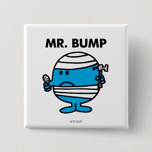 Mr. Bump Classic 2 Vierkante Button 5,1 Cm (Voorkant)