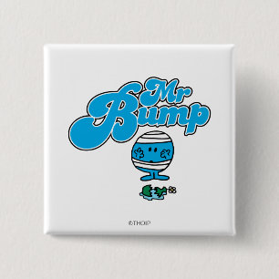Mr Bump Gebroken vaas Vierkante Button 5,1 Cm