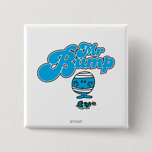 Mr Bump | Gebroken vaas Vierkante Button 5,1 Cm (Voorkant)