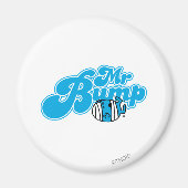 Mr Bump Logo 1 Magneet (Voorkant)