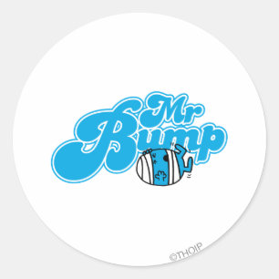 Mr Bump Logo 1 Ronde Sticker